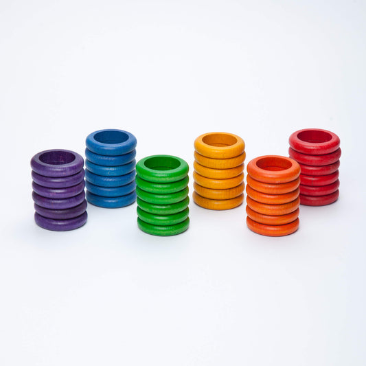 Grapat Rings 6 Colours - 36 pieces