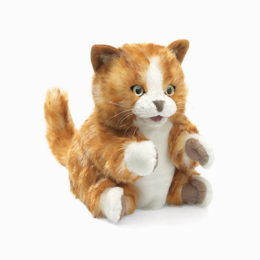 Orange Tabby Kitten Puppet