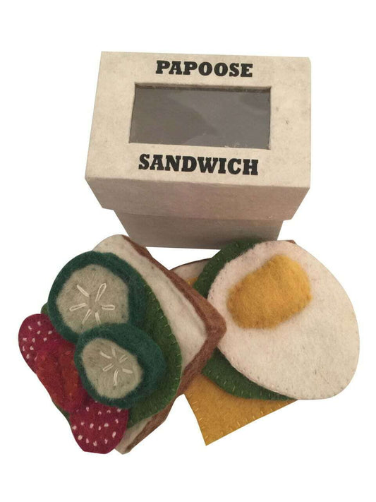 Felt Food Sandwich and Toppings