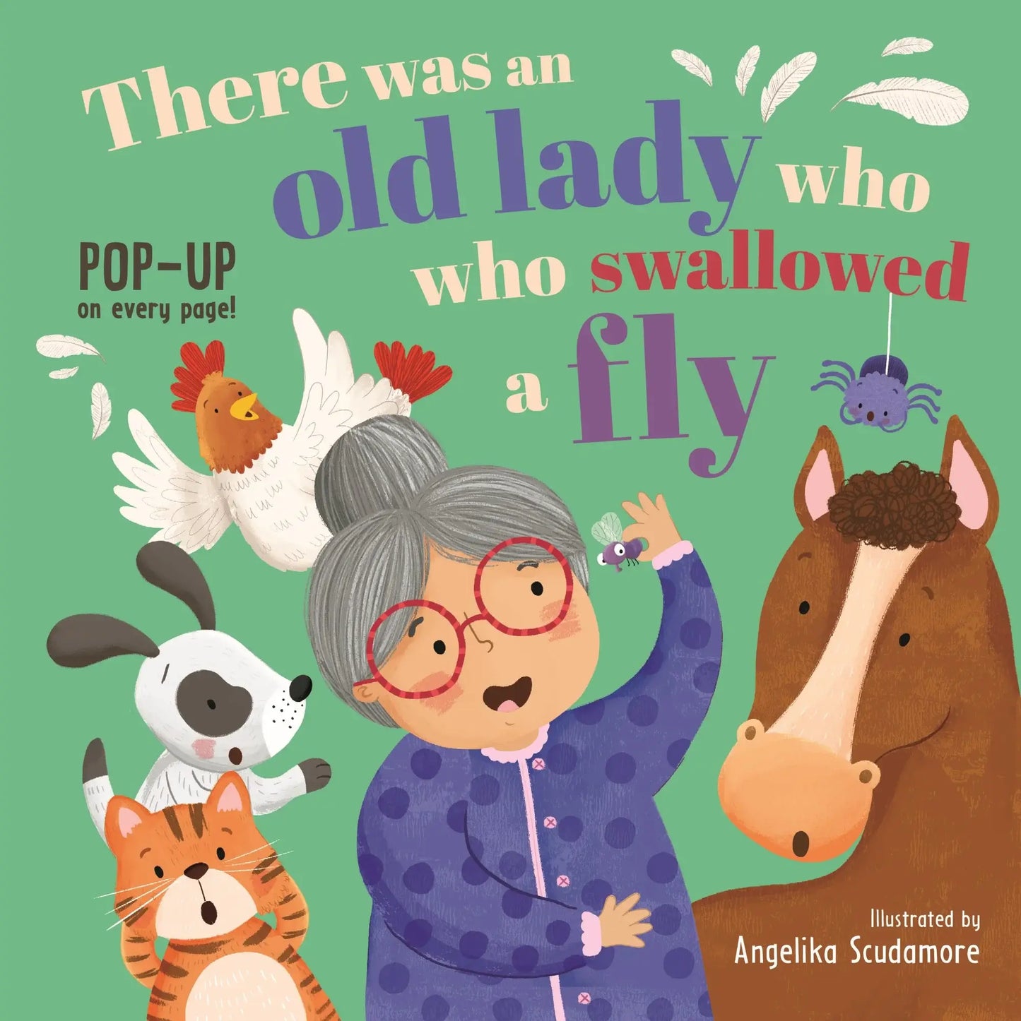 Pop-Up Book - There Was an Old Lady Who Swallowed a Fly!